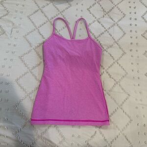 Lululemon Athletica Vibrant Pink Tank Top